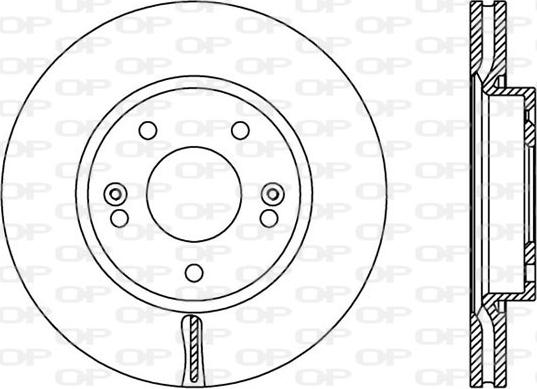 Open Parts BDA2443.20 - Əyləc Diski furqanavto.az