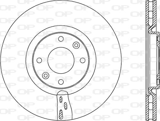 Open Parts BDA2453.20 - Əyləc Diski furqanavto.az