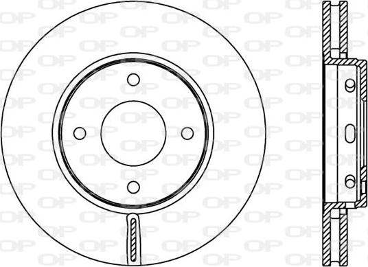 Open Parts BDA2403.20 - Əyləc Diski furqanavto.az