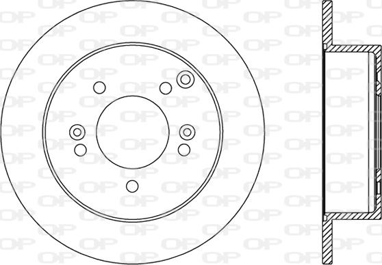 Open Parts BDA2482.10 - Əyləc Diski furqanavto.az