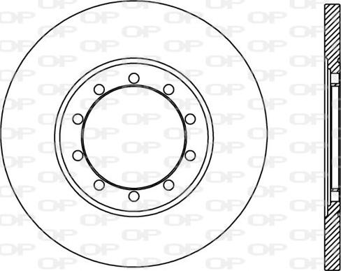 Open Parts BDA2436.10 - Əyləc Diski furqanavto.az