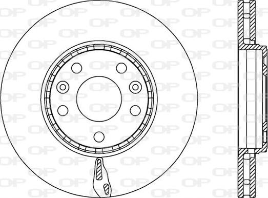 Open Parts BDA2546.20 - Əyləc Diski furqanavto.az