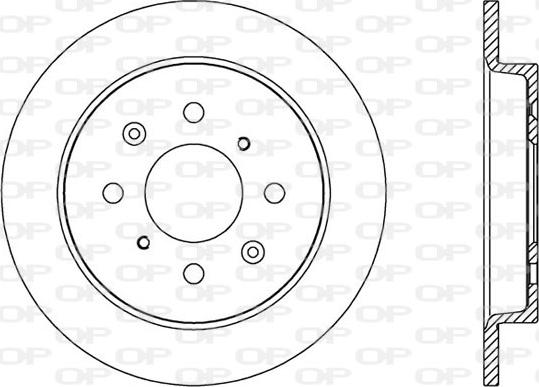 Open Parts BDA2553.10 - Əyləc Diski furqanavto.az