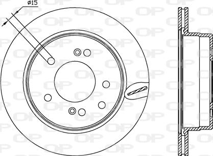 Open Parts BDA2557.20 - Əyləc Diski furqanavto.az