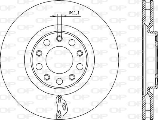 Open Parts BDA2561.20 - Əyləc Diski furqanavto.az