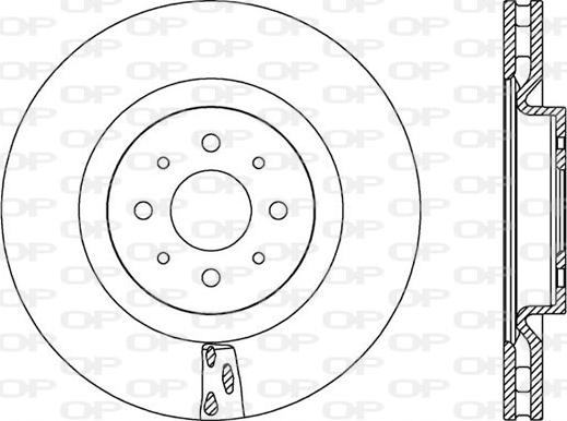 Open Parts BDA2563.20 - Əyləc Diski furqanavto.az