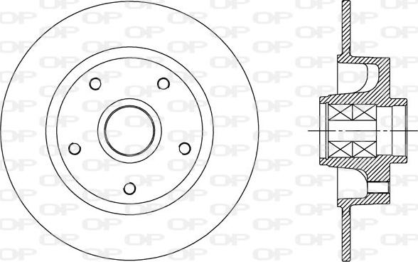 Open Parts BDA2515.30 - Əyləc Diski furqanavto.az