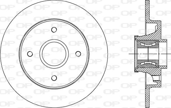 Open Parts BDA2510.30 - Əyləc Diski furqanavto.az