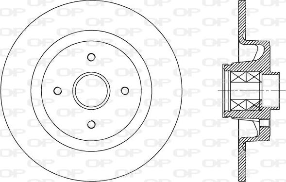 Open Parts BDA2511.30 - Əyləc Diski furqanavto.az