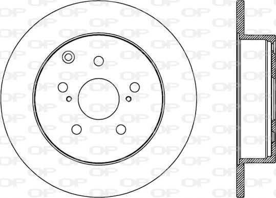 Open Parts BDA2584.10 - Əyləc Diski furqanavto.az