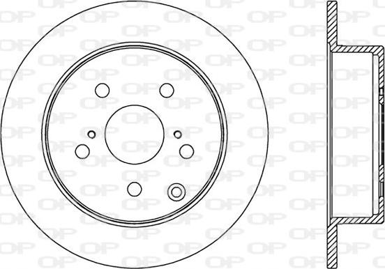 Open Parts BDA2581.10 - Əyləc Diski furqanavto.az