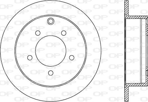 Open Parts BDA2588.10 - Əyləc Diski furqanavto.az