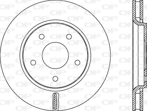 Open Parts BDA2534.20 - Əyləc Diski furqanavto.az