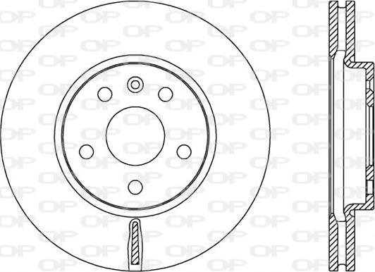 Open Parts BDA2535.20 - Əyləc Diski furqanavto.az