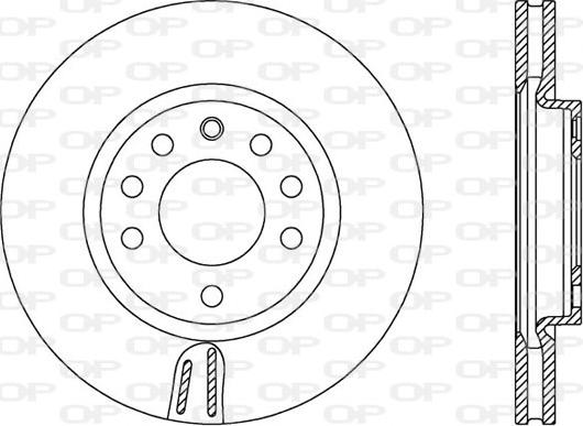 Open Parts BDA2576.20 - Əyləc Diski furqanavto.az