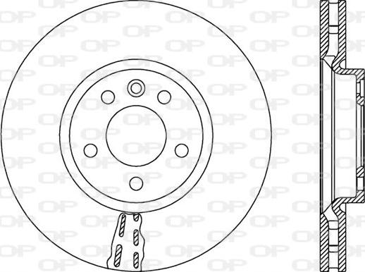 Open Parts BDA2572.20 - Əyləc Diski furqanavto.az