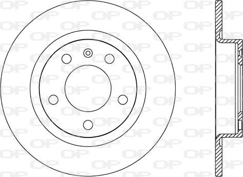 Open Parts BDA2649.10 - Əyləc Diski furqanavto.az