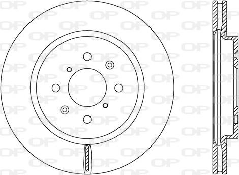 Open Parts BDA2659.20 - Əyləc Diski furqanavto.az