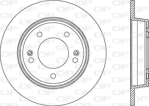 Open Parts BDA2604.10 - Əyləc Diski furqanavto.az