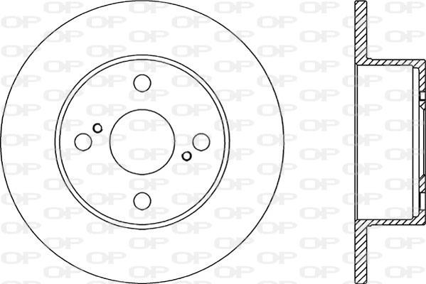 Open Parts BDA2044.10 - Əyləc Diski furqanavto.az