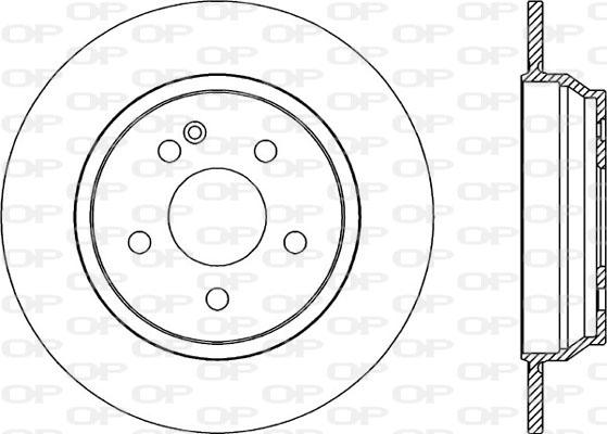 Open Parts BDA2040.10 - Əyləc Diski furqanavto.az