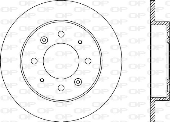 Open Parts BDA2047.10 - Əyləc Diski furqanavto.az