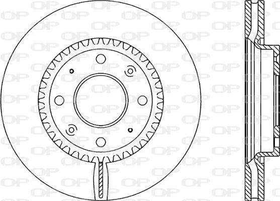 Open Parts BDA2084.20 - Əyləc Diski furqanavto.az