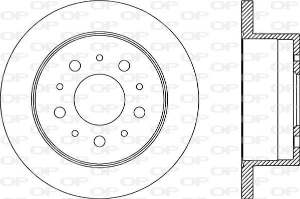 Open Parts BDA2176.10 - Əyləc Diski furqanavto.az