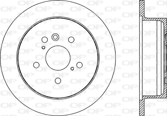 Open Parts BDA2172.10 - Əyləc Diski furqanavto.az