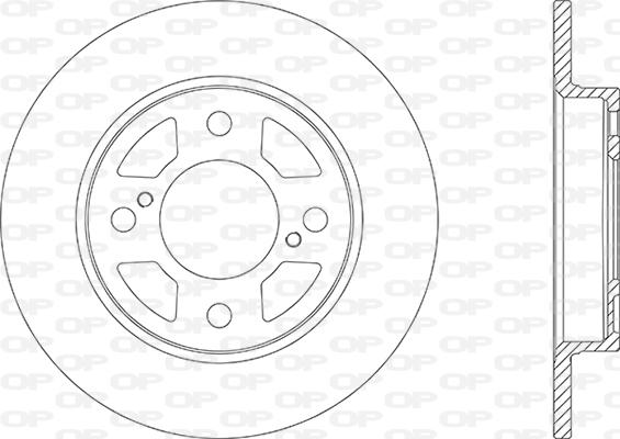 Open Parts BDA2866.10 - Əyləc Diski furqanavto.az