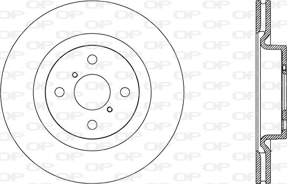 Open Parts BDA280520 - Əyləc Diski furqanavto.az