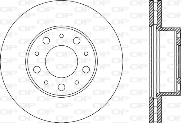 Open Parts BDA2801.20 - Əyləc Diski furqanavto.az