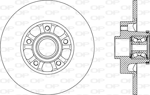 Open Parts BDA2802.30 - Əyləc Diski furqanavto.az