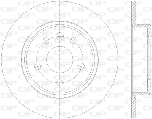 Open Parts BDA2815.10 - Əyləc Diski furqanavto.az