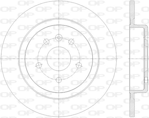 Open Parts BDA2816.10 - Əyləc Diski furqanavto.az