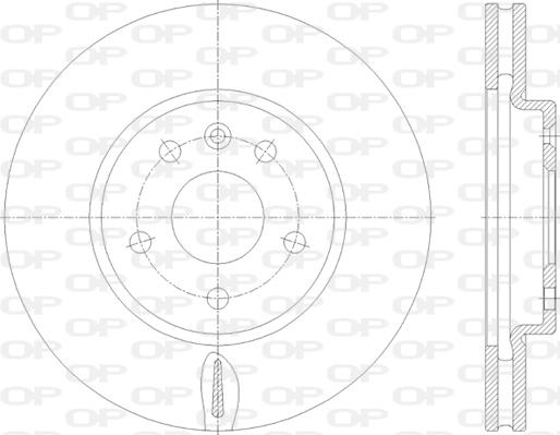 Open Parts BDA2813.20 - Əyləc Diski furqanavto.az