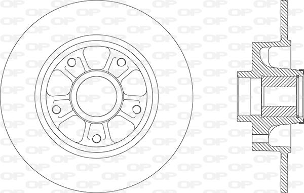 Open Parts BDA2880.30 - Əyləc Diski furqanavto.az