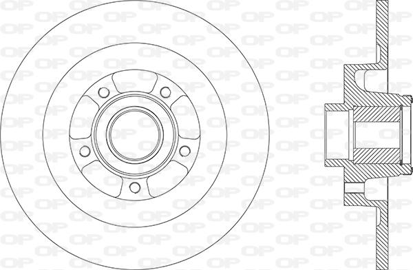 Open Parts BDA2870.30 - Əyləc Diski furqanavto.az