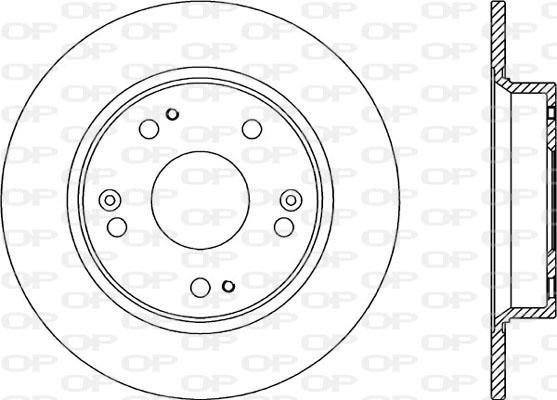 Open Parts BDA2344.10 - Əyləc Diski furqanavto.az