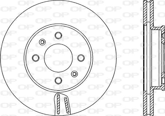 Open Parts BDA2350.20 - Əyləc Diski furqanavto.az