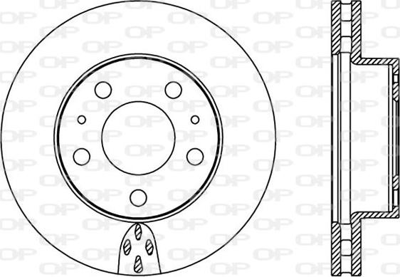 Open Parts BDA2366.20 - Əyləc Diski furqanavto.az