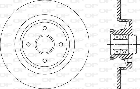 Open Parts BDA2363.10 - Əyləc Diski furqanavto.az