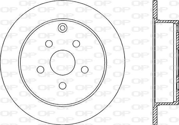 Open Parts BDA2314.10 - Əyləc Diski furqanavto.az