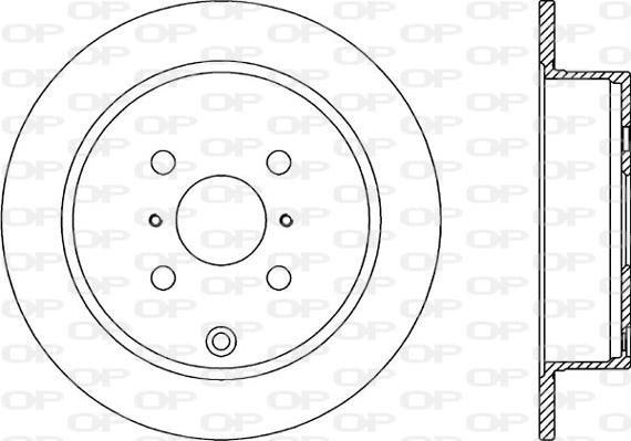 Open Parts BDA2312.10 - Əyləc Diski furqanavto.az