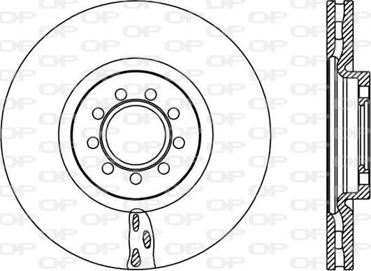 Open Parts BDA2389.20 - Əyləc Diski furqanavto.az