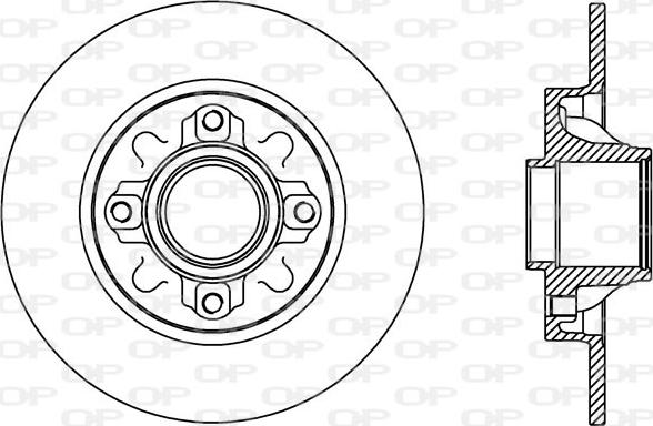 Open Parts BDA2388.10 - Əyləc Diski furqanavto.az