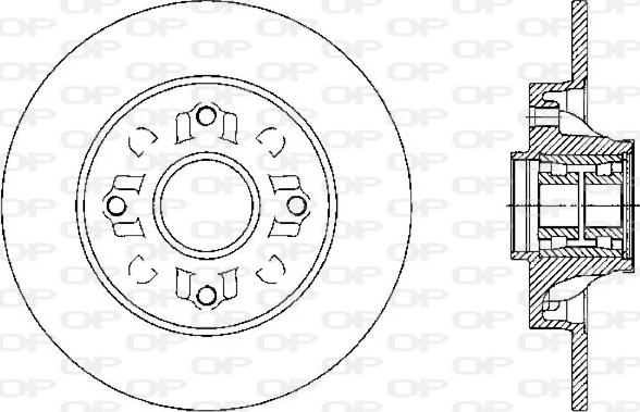 Open Parts BDA2388.30 - Əyləc Diski furqanavto.az