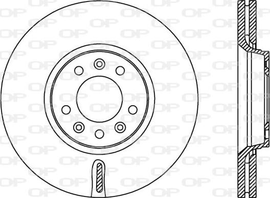 Open Parts BDA2383.20 - Əyləc Diski furqanavto.az