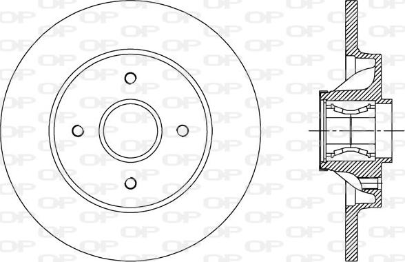 Open Parts BDA2387.30 - Əyləc Diski furqanavto.az