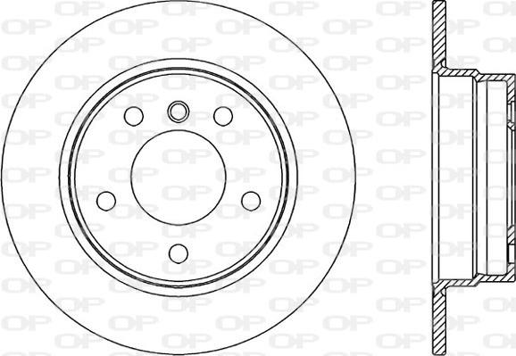 Open Parts BDA2333.10 - Əyləc Diski furqanavto.az